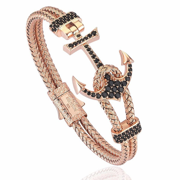 ATOLYESTONE アンカーバングル シルバー Silver Bracelets : Anchor Bracelets for men | Atolyestone