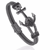 Anchor Bangle - Silver