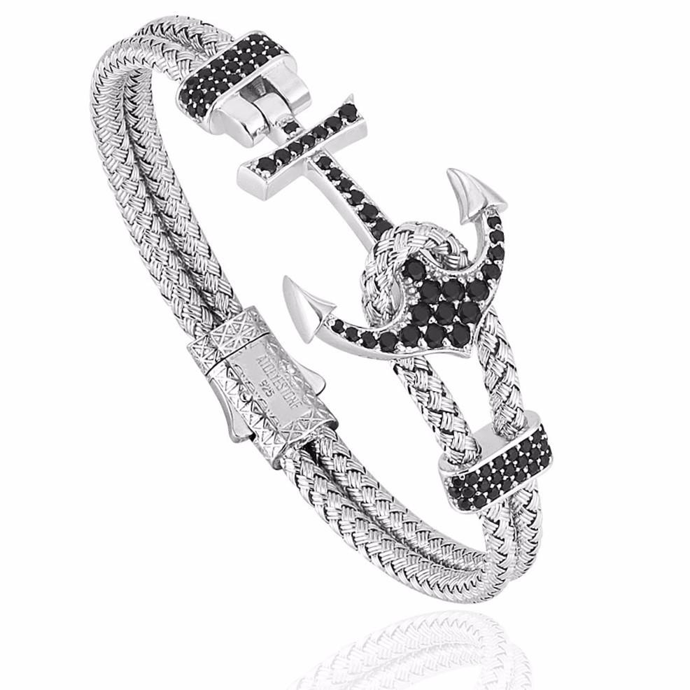 ATOLYESTONE アンカーバングル シルバー Silver Bracelets : Anchor Bracelets for men | Atolyestone
