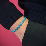 9 Balls Macrame - Silver