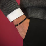 9 Balls Macrame - Silver