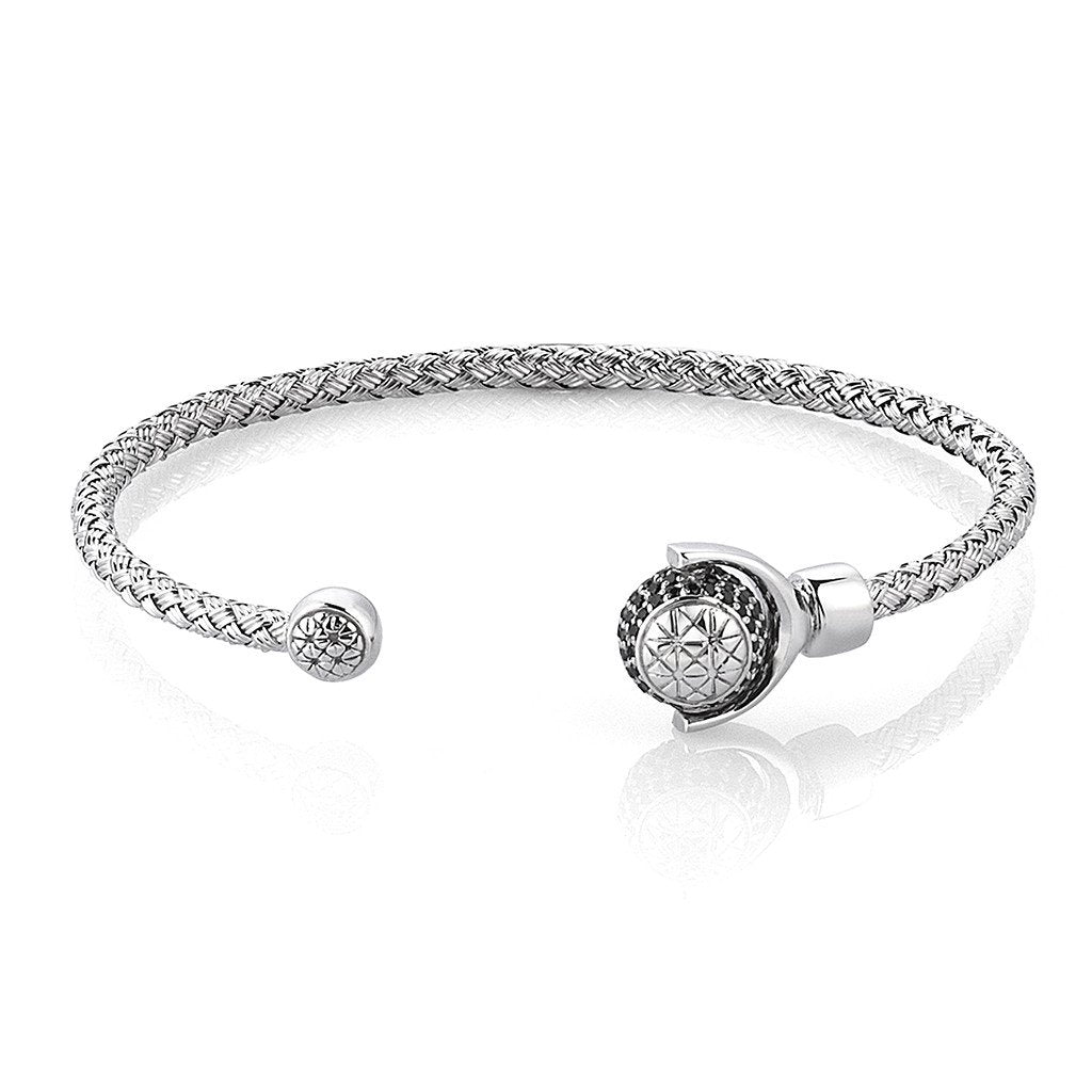 Atolyestone Cuff Bracelet - Silver