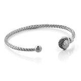 Atolyestone Cuff Bracelet - Silver