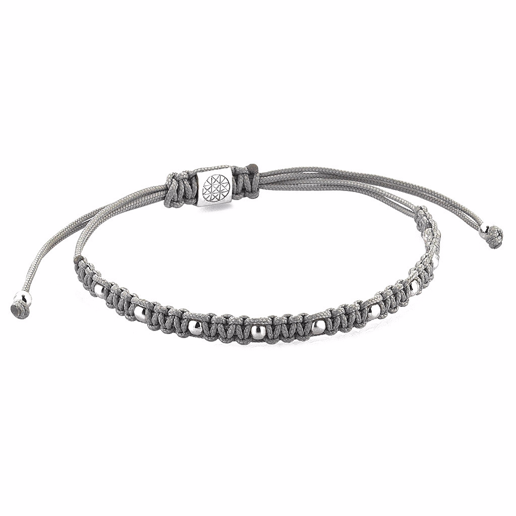 9 Balls Macrame - Silver